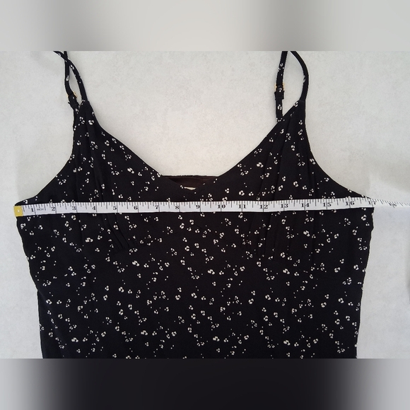 Saltwater LUXE/ Elegant Black & White Maxi Dress/ Side Zipper/ Size US L - Picture 15 of 16